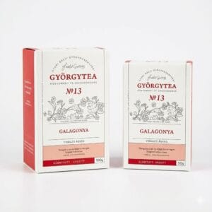 Păducel cu Floare Crataegus Monogyna Györgytea Nr.13, imagine principală produs, pungă ceai cu flori de păducel pe fundal alb.