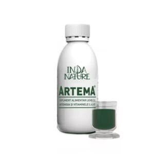 Artema Hymato, imagine principală produs, flacon supliment Artema Hymato pe fundal alb curat, unghi frontal.