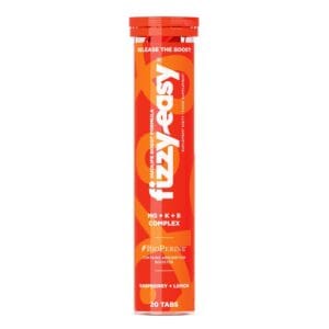 Fizzy Easy Mg K B Complex DuoLife, imagine principală produs, tub tablete efervescente Mg K B DuoLife pe fundal alb curat, unghi frontal.