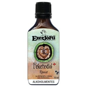 Extract de Nucă Neagră Ezerjofu, imagine principală produs, flacon extract premium nuc negru Ezerjofu pe fundal alb, unghi frontal.