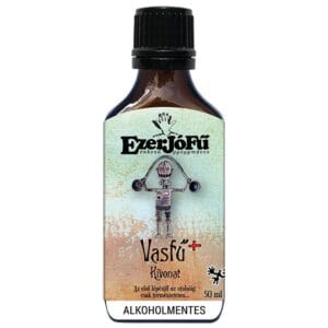 Extract de Verbină Complex Verbena Officinalis Ezerjofu, imagine principală produs, flacon extract verbină pe fundal alb, unghi frontal.