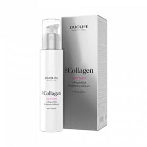 Pro Colagen Face Mask DuoLife, imagine principală produs, tub mască facială cu pro-colagen DuoLife pe fundal alb, unghi frontal.